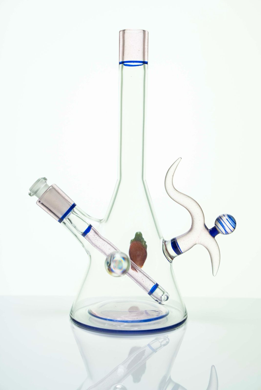 Strawberry Beaker// by Strawberry Glass