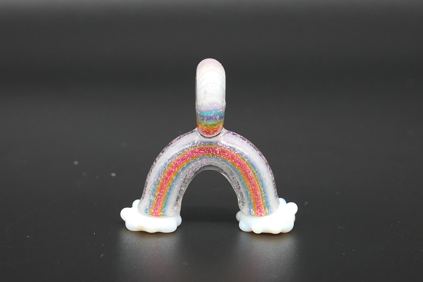 Rainbow Pendant By// RJ Glass.