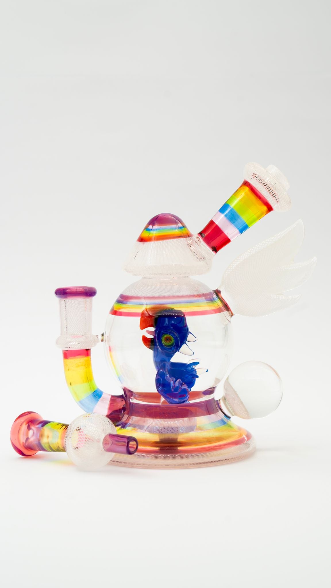Terry Bird & Cap UV By// RJ glass & Blue Soldier Glass
