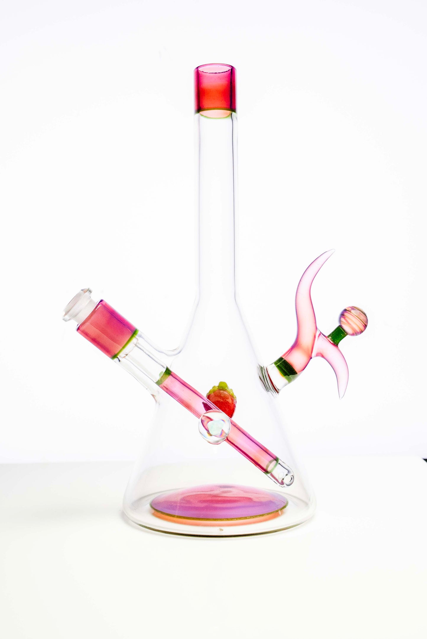 Strawberry Beaker// by Strawberry Glass