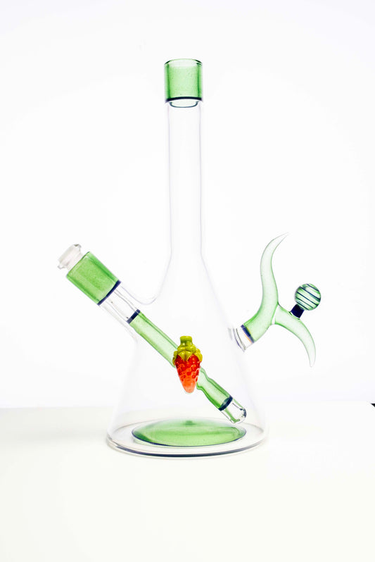 Strawberry Beaker// by Strawberry Glass