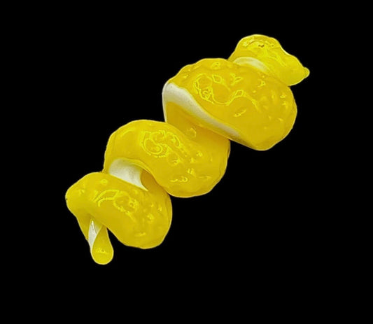 Lemon Peel Pillar By// Melty Glass il