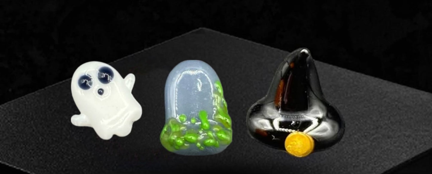 Halloween Pillars By// Melty Glass il